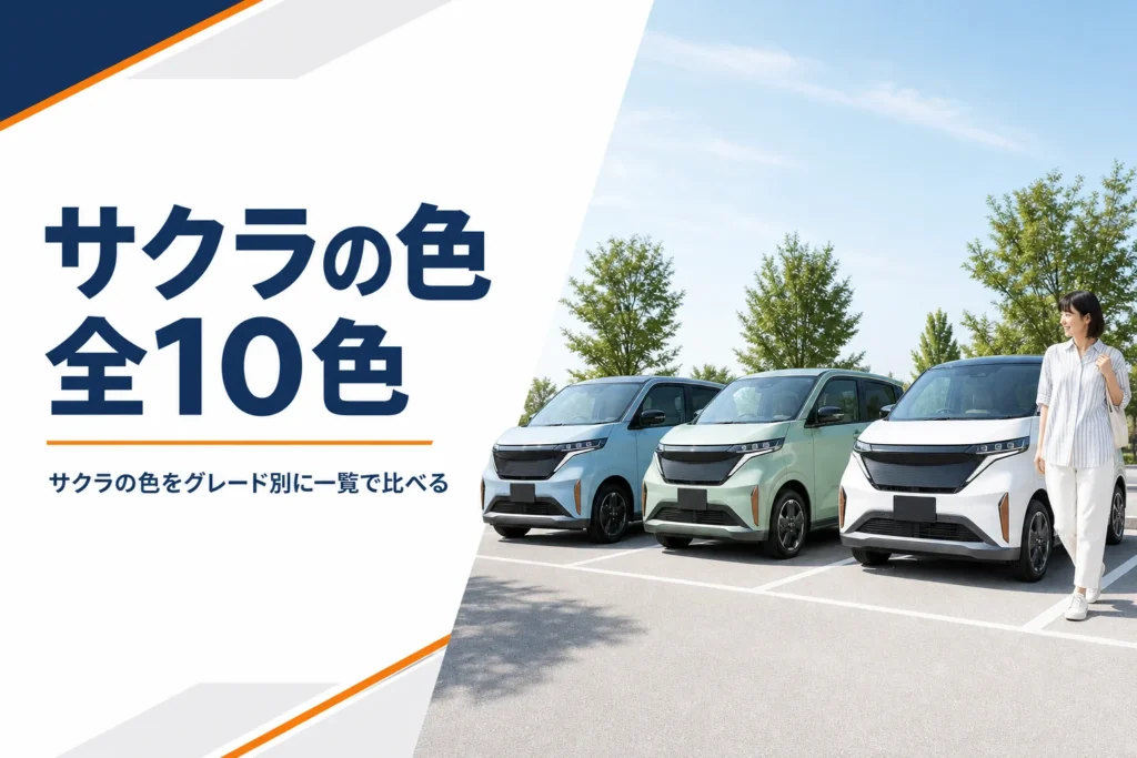色違いの軽EVが3台並んだ様子