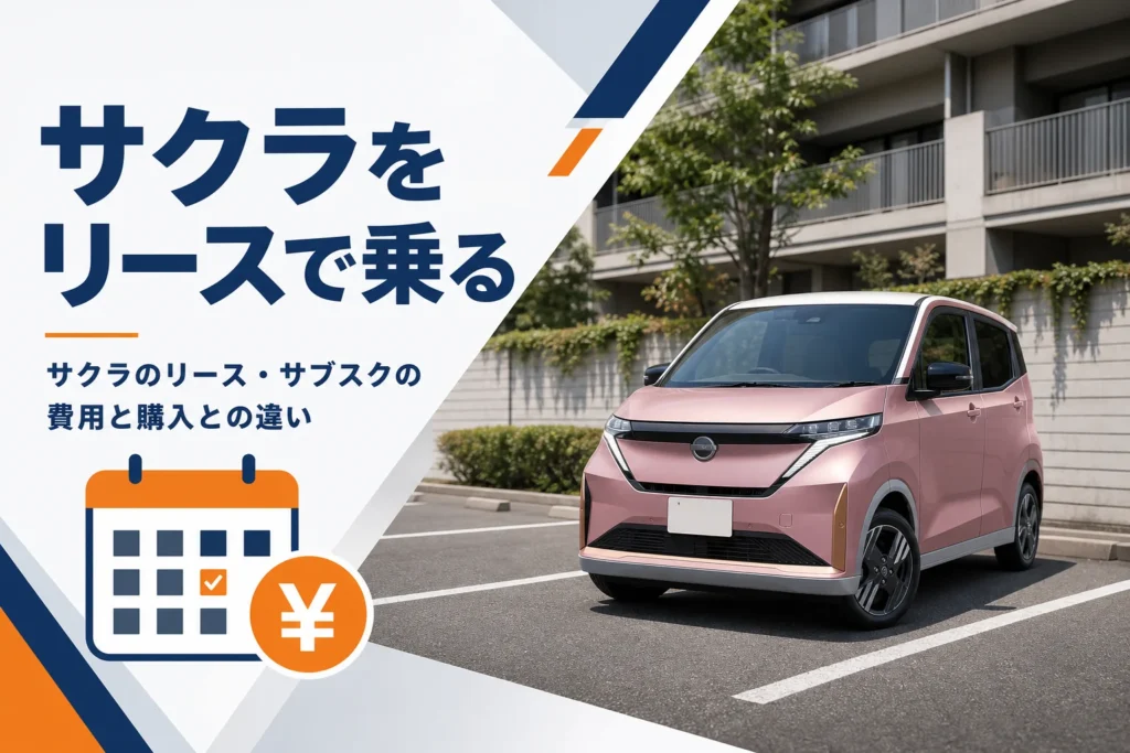 月額で軽EVに乗るイメージ