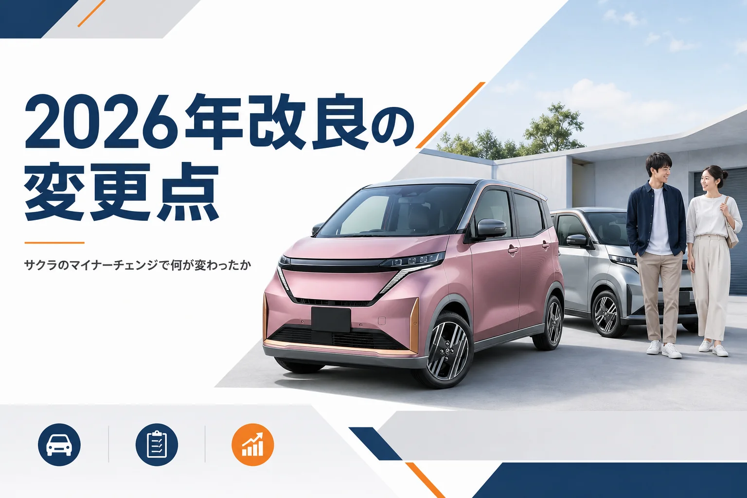 2026年マイナーチェンジ後のサクラのイメージ