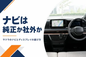 軽EVのダッシュボードに並ぶナビ画面とメーター画面