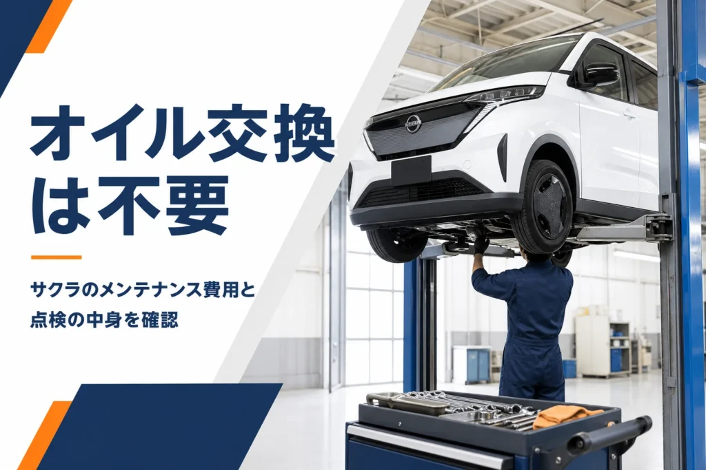 サクラのオイル交換とメンテナンス費用を解説する記事のアイキャッチ