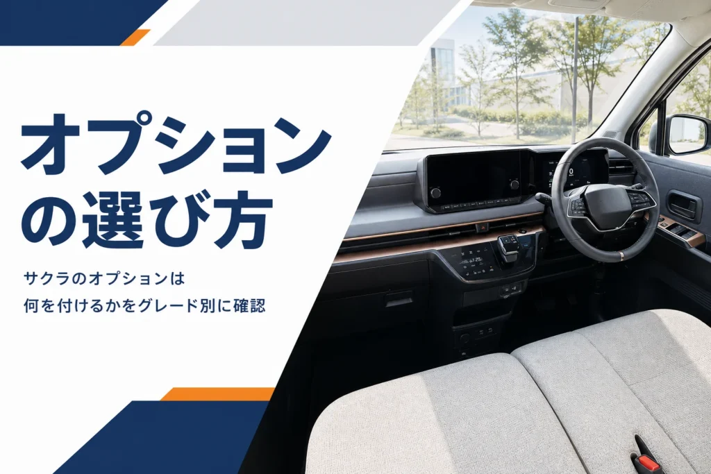 サクラのオプションの選び方を解説する記事のアイキャッチ